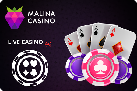 Malina Online Casino krupierzy na żywo Polska