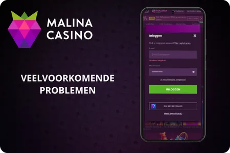 Veelvoorkomende problemen Malina Casino